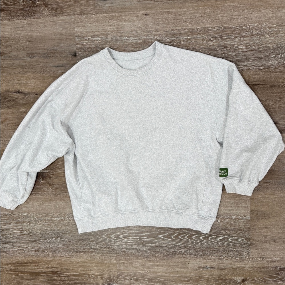 DAILY DRILLS heather grey sweatshirt